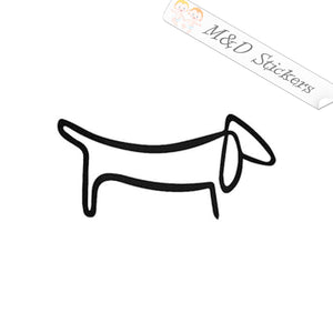 Dachshund (4.5" - 30") Vinyl Decal in Different colors & size for Cars/Bikes/Windows