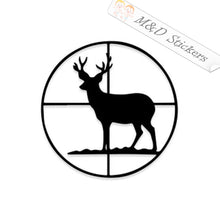 Hunting Crosshair Deer (4.5" - 30") Vinyl Decal in Different colors & size for Cars/Bikes/Windows
