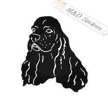 Cocker Spaniel Dog (4.5" - 30") Vinyl Decal in Different colors & size for Cars/Bikes/Windows