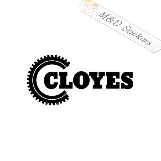 Cloyes Timing chain Logo (4.5" - 30") Vinyl Decal in Different colors & size for Cars/Bikes/Windows
