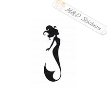2x Mermaid Vinyl Decal Sticker Different colors & size for Cars/Bikes/Windows