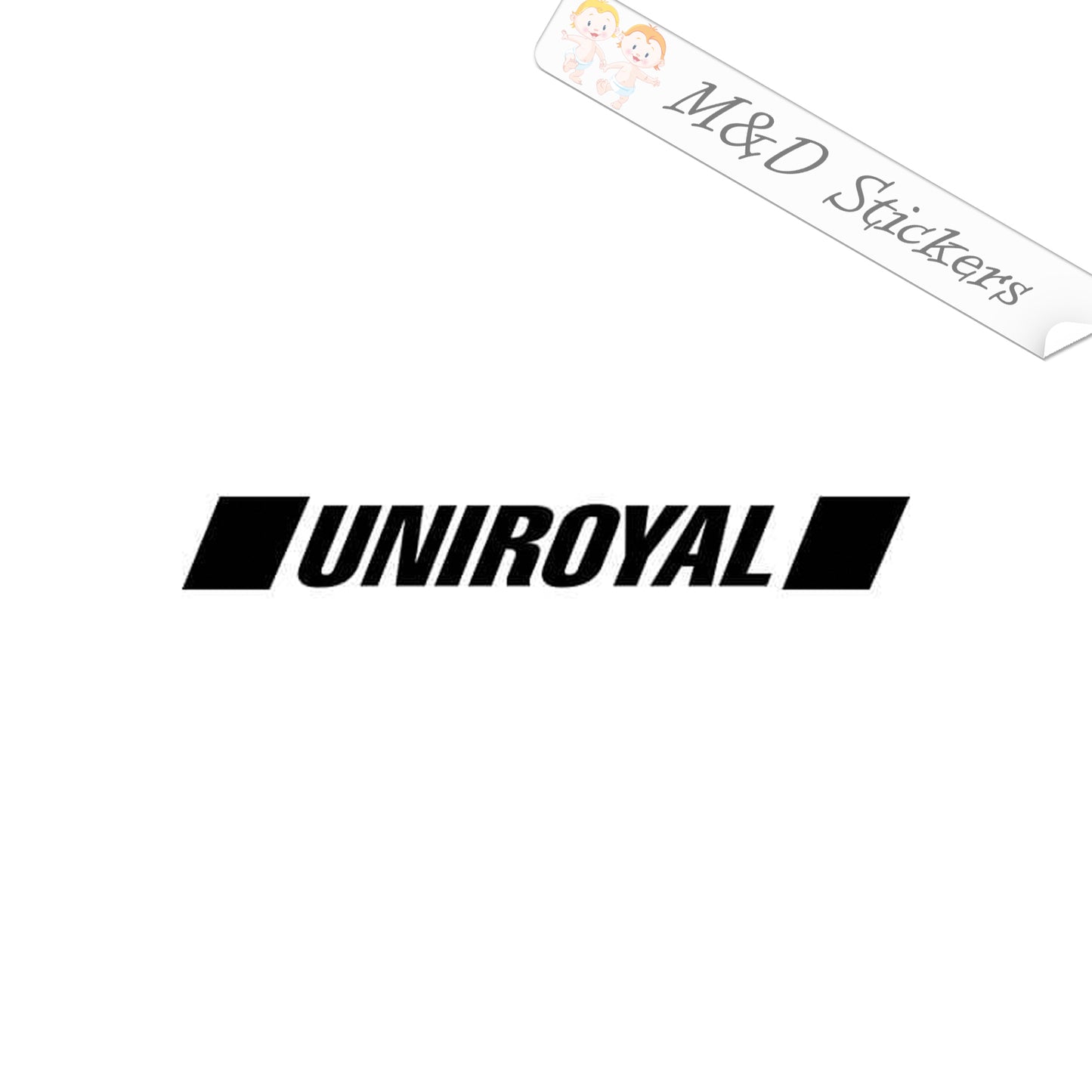 Uniroyal Tires Logo (4.5" - 30") Vinyl Decal in Different colors & size for Cars/Bikes/Windows