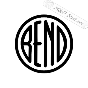 Bend Oregon City Logo (4.5" - 30") Vinyl Decal in Different colors & size for Cars/Bikes/Windows