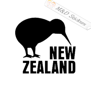 New Zealand Kiwi bird (4.5" - 30") Vinyl Decal in Different colors & size for Cars/Bikes/Windows