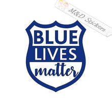 2x Blue lives matter Vinyl Decal Sticker Different colors & size for Cars/Bikes/Windows