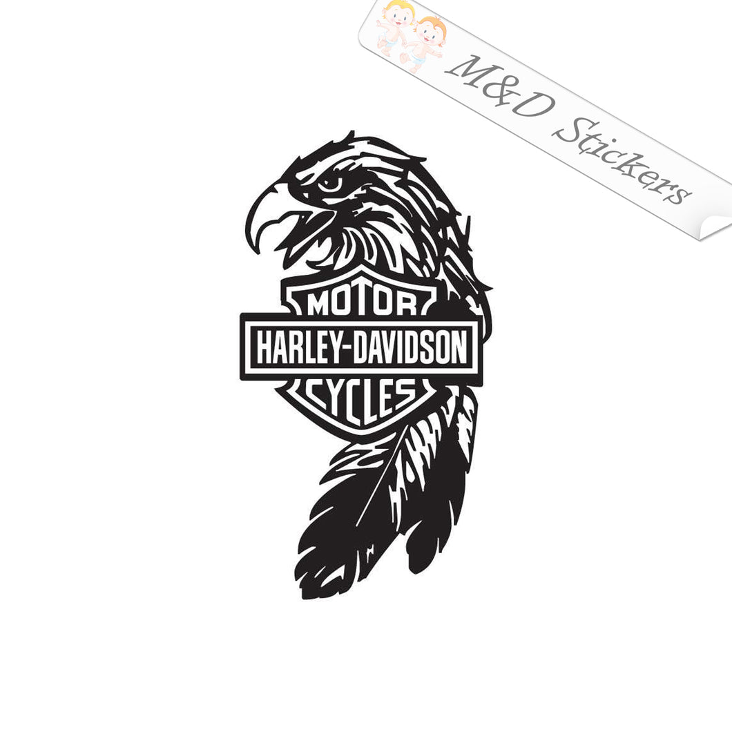 XL (extra large) Harley-Davidson Eagle Logo Vinyl Decal Sticker Different colors & size for Cars/Bikes/Windows