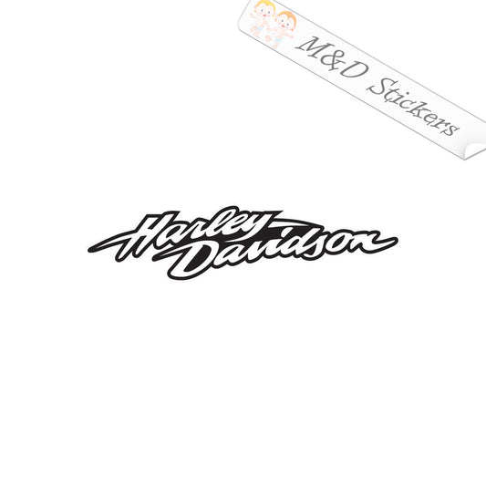 2x Harley-Davidson Logo Vinyl Decal Sticker Different colors & size for Cars/Bikes/Windows