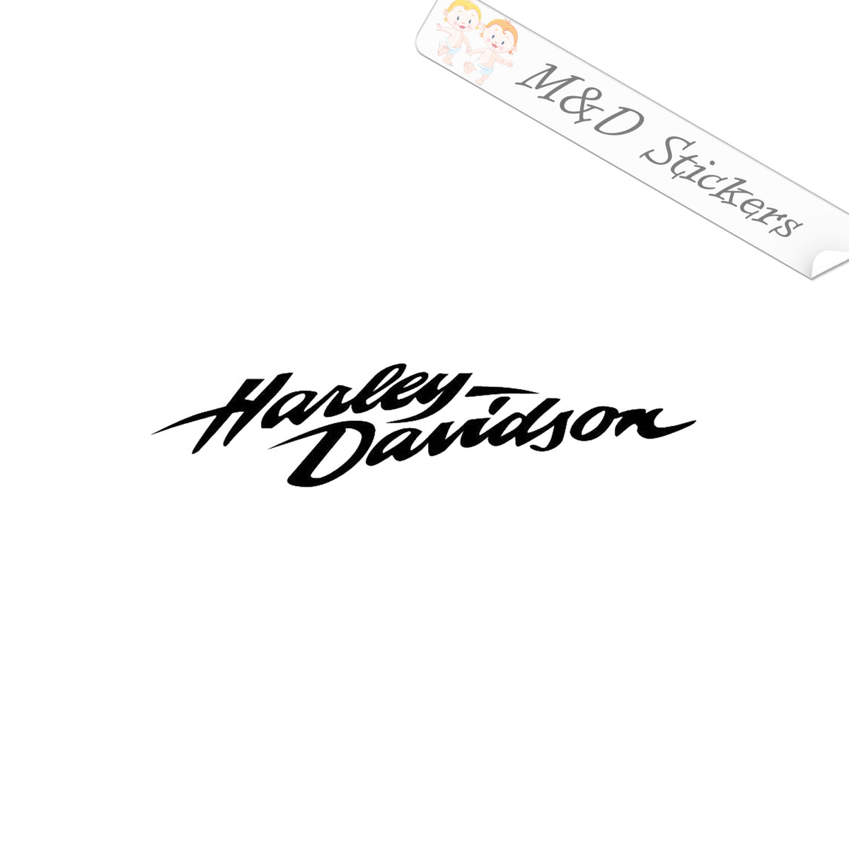2x Harley-Davidson script Vinyl Decal Sticker Different colors & size ...