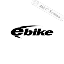 eBike Bicycles Logo (4.5" - 30") Vinyl Decal in Different colors & size for Cars/Bikes/Windows