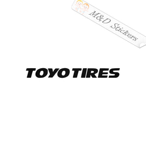 2x Toyo Tires Logo Vinyl Decal Sticker Different colors & size for Cars/Bikes/Windows