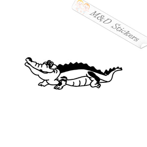 Crocodile (4.5" - 30") Vinyl Decal in Different colors & size for Cars/Bikes/Windows