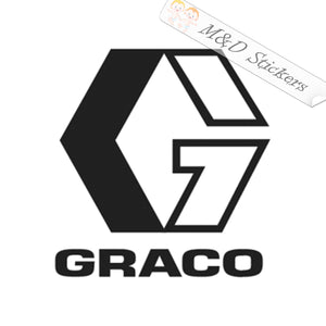Graco tools Logo (4.5" - 30") Vinyl Decal in Different colors & size for Cars/Bikes/Windows