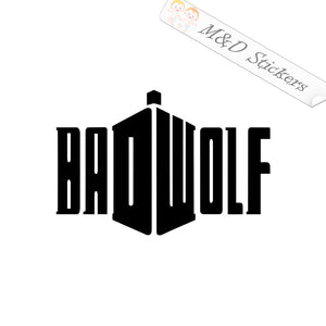 Bad Wolf Doctor who TV show (4.5" - 30") Vinyl Decal in Different colors & size for Cars/Bikes/Windows