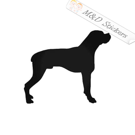 Boxer Dog (4.5" - 30") Vinyl Decal in Different colors & size for Cars/Bikes/Windows