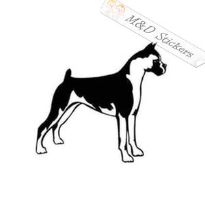 Boxer Dog (4.5" - 30") Vinyl Decal in Different colors & size for Cars/Bikes/Windows