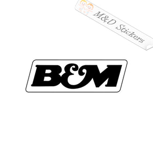 B&M Logo (4.5" - 30") Vinyl Decal in Different colors & size for Cars/Bikes/Windows