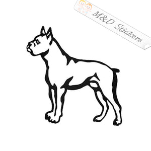 Boxer Bulldog Dog (4.5" - 30") Vinyl Decal in Different colors & size for Cars/Bikes/Windows