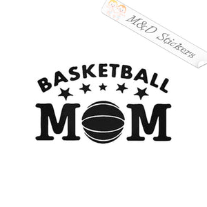 Basketball mom (4.5" - 30") Vinyl Decal in Different colors & size for Cars/Bikes/Windows