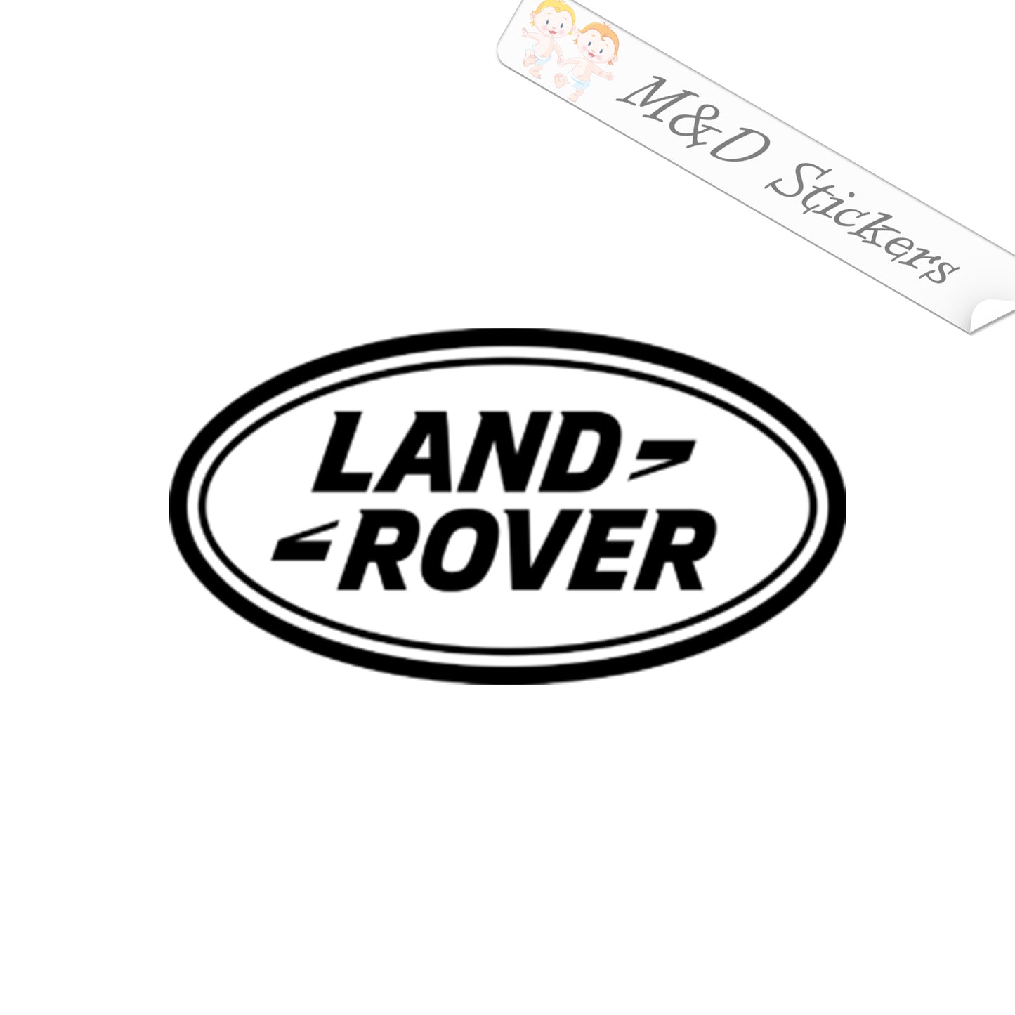 Land Rover Cars Logo (4.5" - 30") Vinyl Decal in Different colors & size for Cars/Bikes/Windows