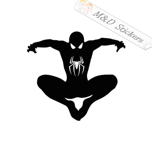 Spider man (4.5" - 30") Vinyl Decal in Different colors & size for Cars/Bikes/Windows