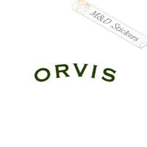 2x Orvis Fishing Rods Vinyl Decal Sticker Different colors & size for Cars/Bikes/Windows