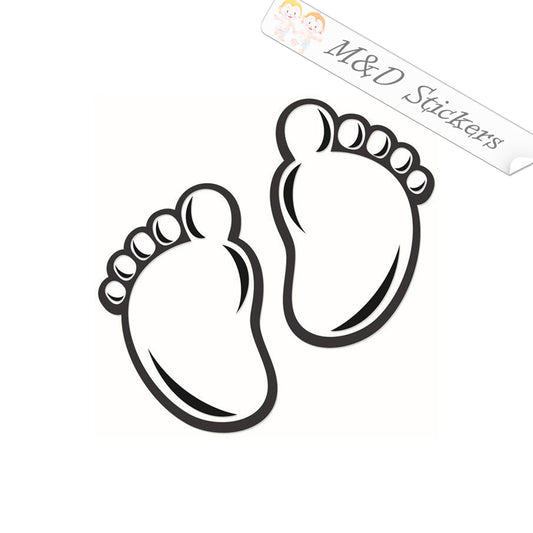 2x Baby on board Vinyl Decal Sticker Different colors & size for Cars/Bikes/Windows