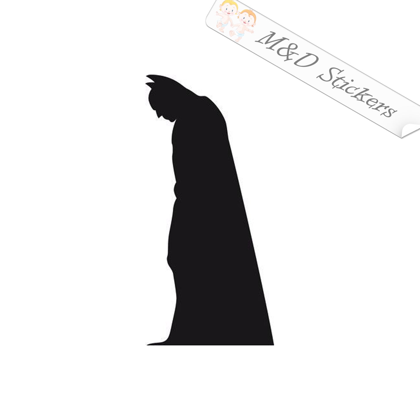 2x Batman Vinyl Decal Sticker Different colors & size for Cars/Bikes/Windows