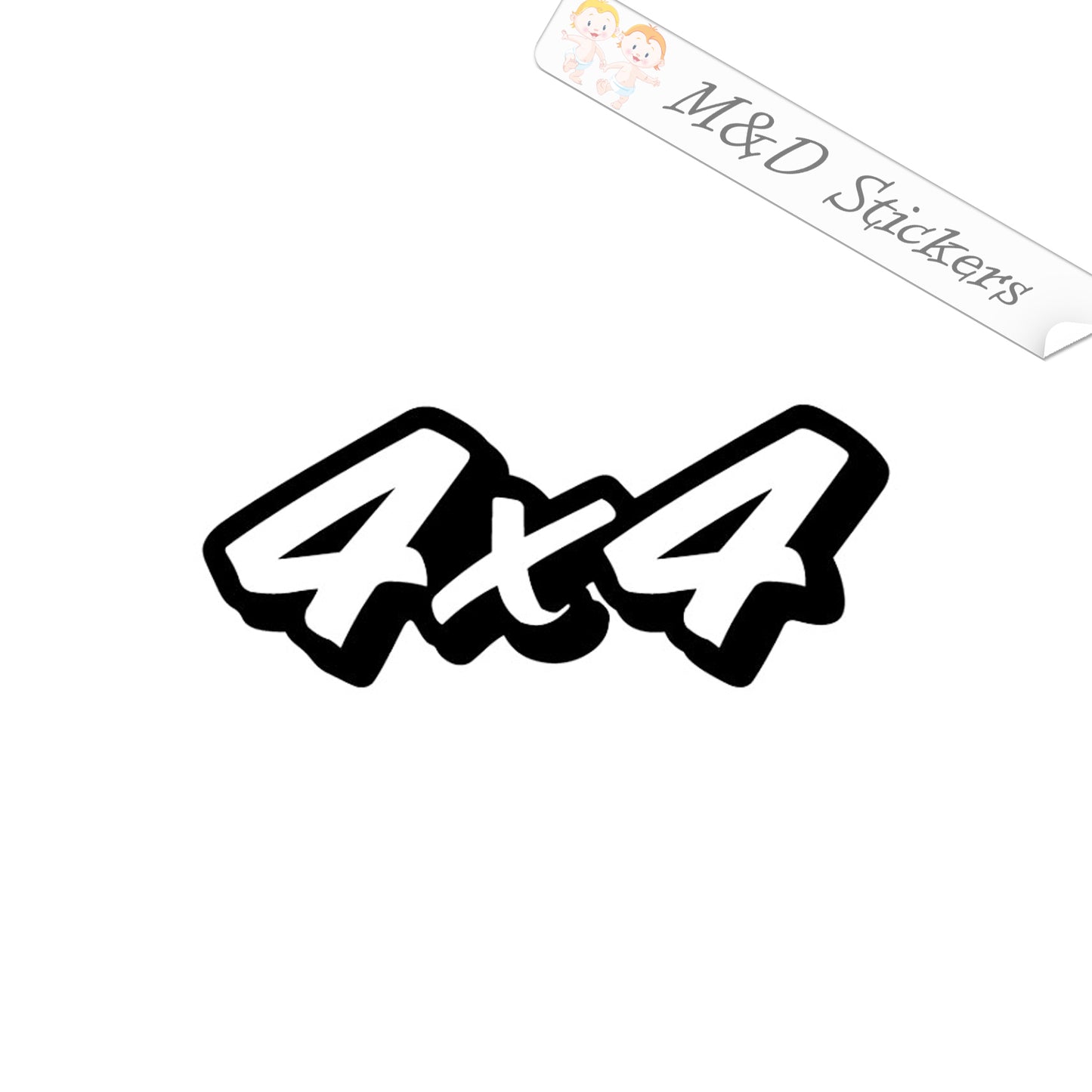 4x4 OffRoad Vinyl Decal Sticker Different colors & size for Cars/Trucks/SUVs/Windows