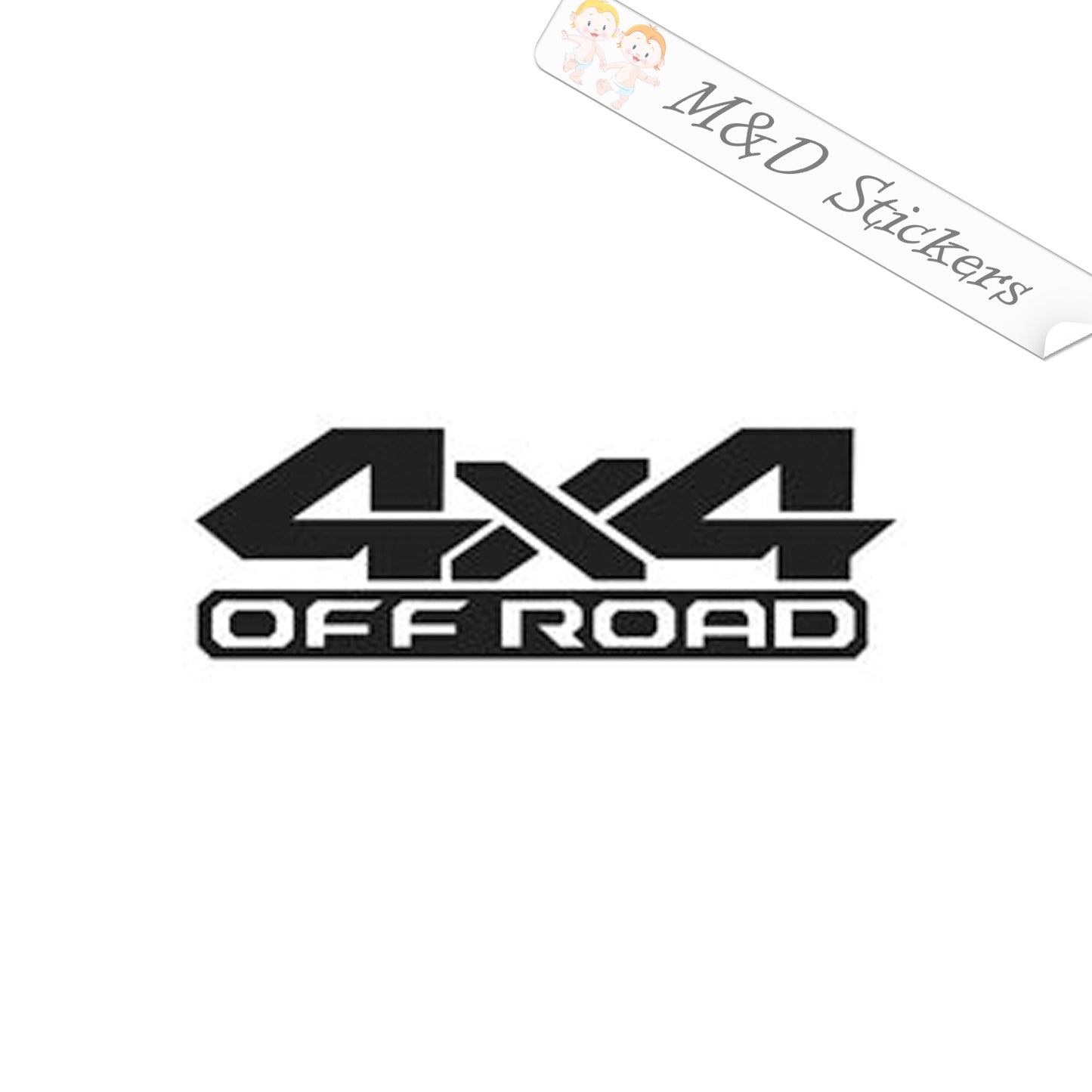 4x4 OffRoad (4.5" - 30") Vinyl Decal Sticker Different colors & size for Cars/Trucks/SUVs/Windows