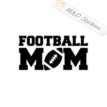 Football mom (4.5" - 30") Vinyl Decal in Different colors & size for Cars/Bikes/Windows