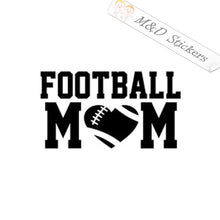 Football mom (4.5" - 30") Vinyl Decal in Different colors & size for Cars/Bikes/Windows