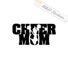 Cheer mom (4.5" - 30") Vinyl Decal in Different colors & size for Cars/Bikes/Windows