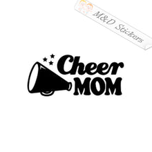 Cheer mom (4.5" - 30") Vinyl Decal in Different colors & size for Cars/Bikes/Windows