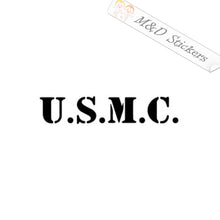 USMC (4.5" - 30") Vinyl Decal in Different colors & size for Cars/Bikes/Windows