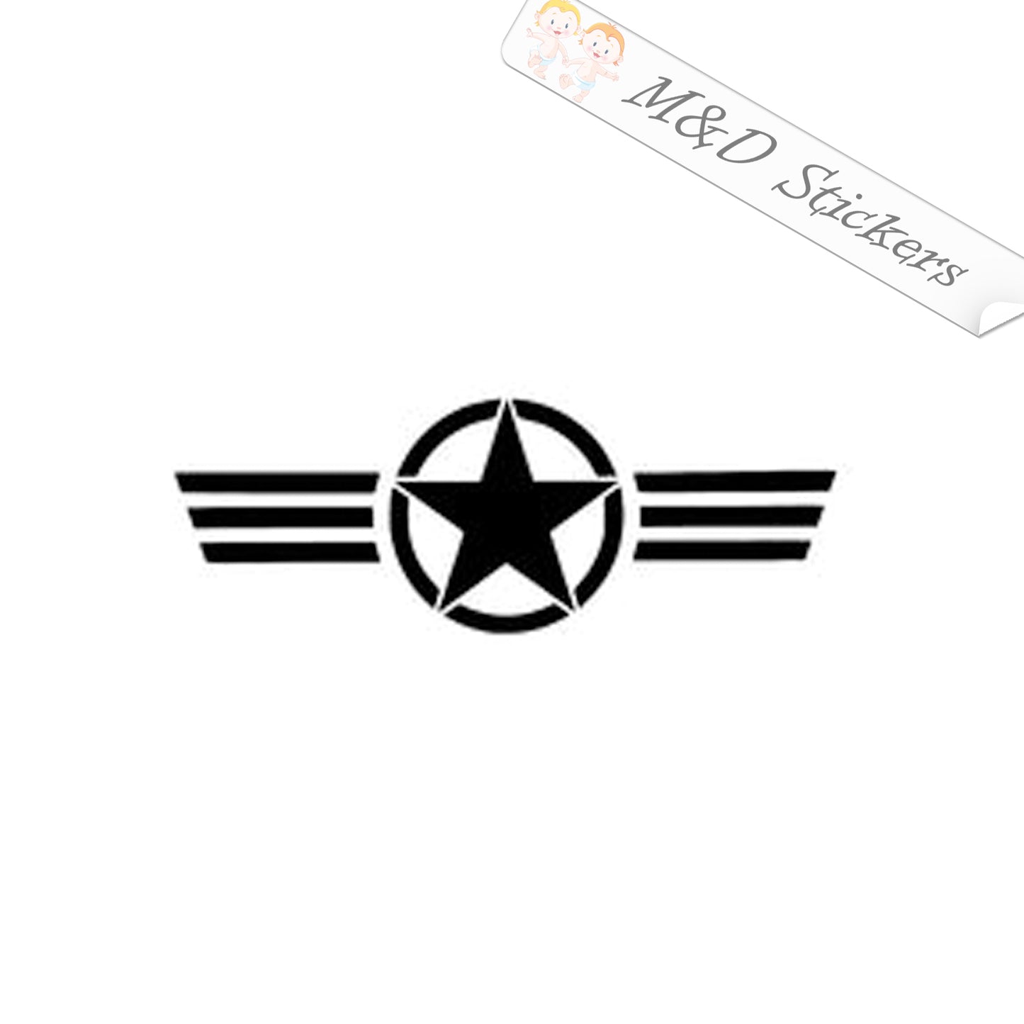 US Air Force (4.5" - 30") Vinyl Decal in Different colors & size for Cars/Bikes/Windows