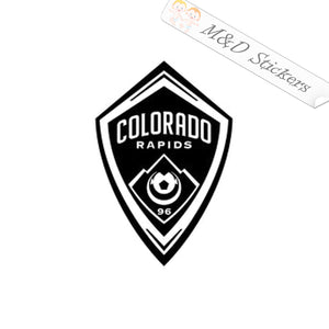 MLS Colorado Rapids Football Club Soccer Logo (4.5" - 30") Decal in Different colors & size for Cars/Bikes/Windows