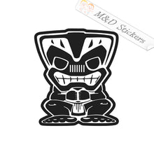 Jeep Wrangler Islander Tiki Bob (4.5" - 30") Vinyl Decal in Different colors & size for Cars/Bikes/Windows