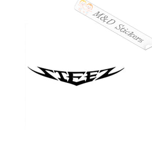 Steez Fishing Rods (4.5" - 30") Vinyl Decal in Different colors & size for Cars/Bikes/Windows