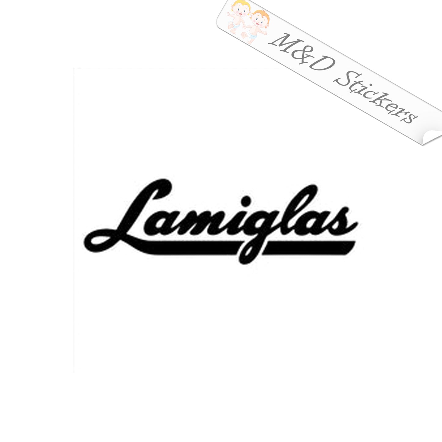 Lamiglas Fishing Rods (4.5" - 30") Vinyl Decal in Different colors & size for Cars/Bikes/Windows