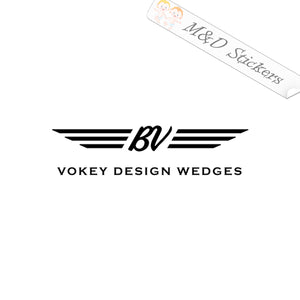 Vokey Design Wedges Logo (4.5" - 30") Vinyl Decal in Different colors & size for Cars/Bikes/Windows