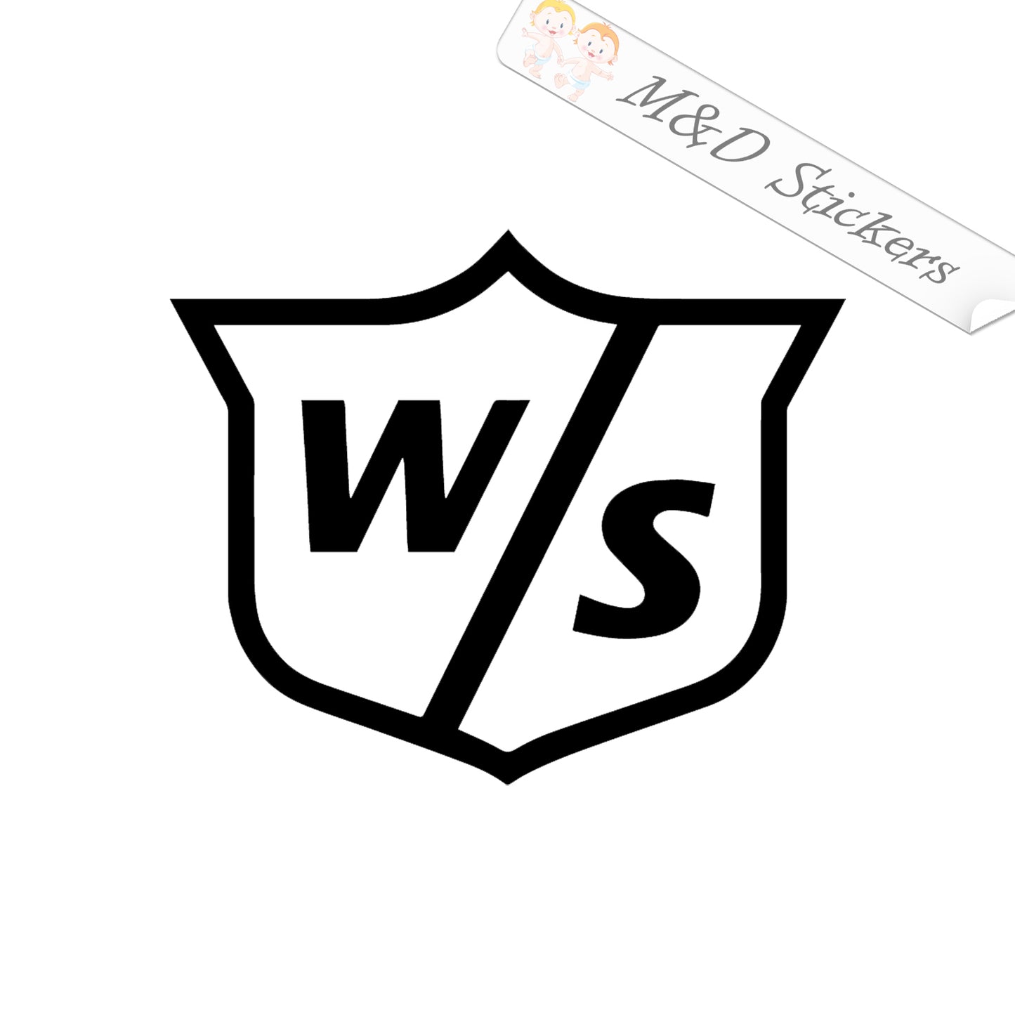 Wilson Staff golf balls Logo (4.5" - 30") Vinyl Decal in Different colors & size for Cars/Bikes/Windows