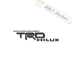 2x Toyota TRD Hilux Vinyl Decal Sticker Different colors & size for Cars/Bikes/Windows