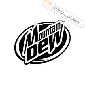 Mountain Dew Logo (4.5" - 30") Vinyl Decal in Different colors & size for Cars/Bikes/Windows