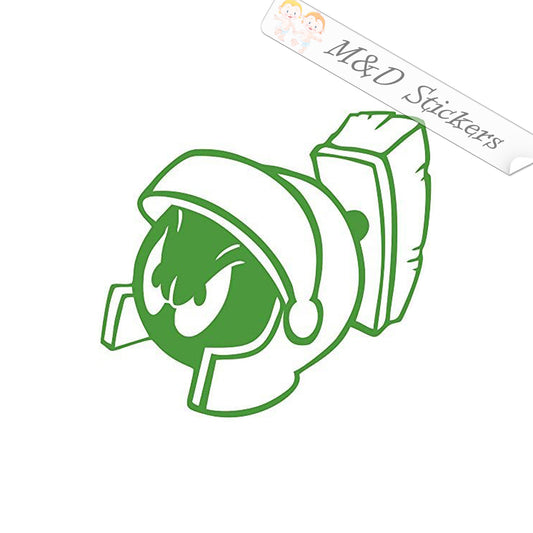 2x Looney Tunes Marvin the Martian Vinyl Decal Sticker Different colors & size for Cars/Bikes/Windows