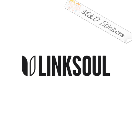LinkSoul Logo (4.5" - 30") Vinyl Decal in Different colors & size for Cars/Bikes/Windows