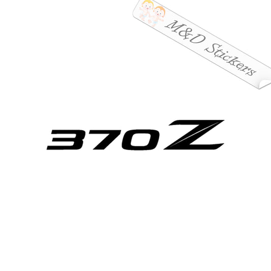 Nissan 370z script (4.5" - 30") Vinyl Decal in Different colors & size for Cars/Bikes/Windows
