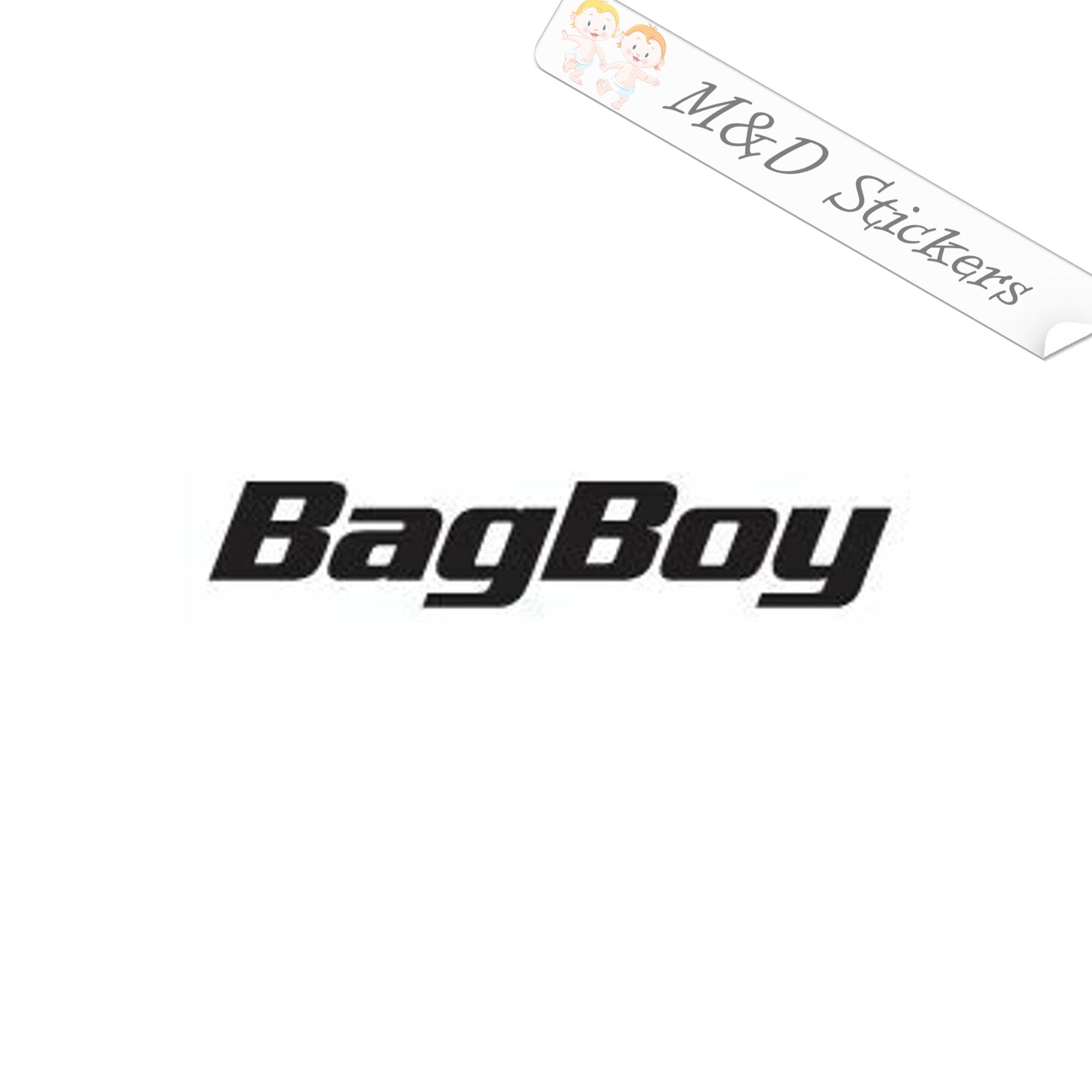 Bag Boy Golf Bags Logo (4.5" - 30") Vinyl Decal in Different colors & size for Cars/Bikes/Windows