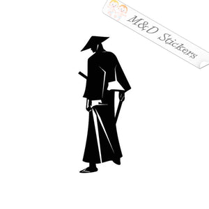Samurai (4.5" - 30") Vinyl Decal in Different colors & size for Cars/Bikes/Windows