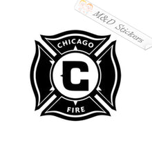 MLS Chicago Fire FC Football Club Soccer Logo (4.5" - 30") Decal in Different colors & size for Cars/Bikes/Windows