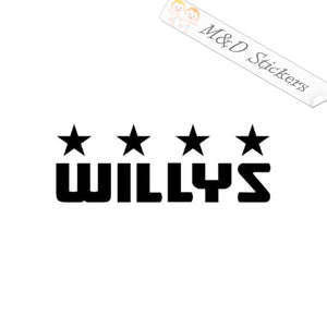 Jeep Willys stars (4.5" - 30") Vinyl Decal in Different colors & size for Cars/Bikes/Windows
